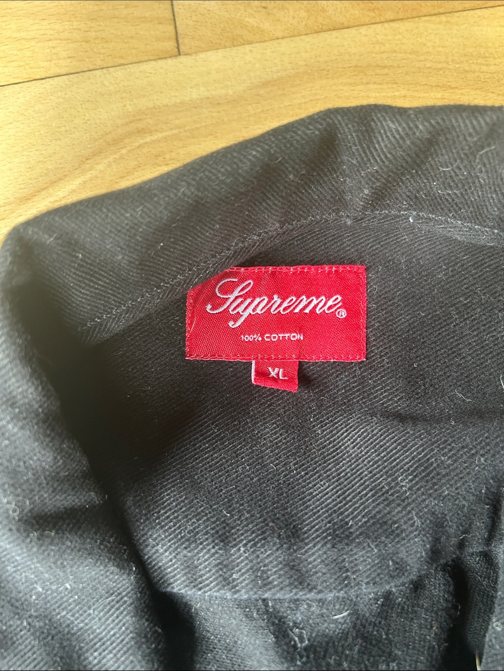 Supreme Black Zip-Front Shirt Jacket - Picture 2 of 4